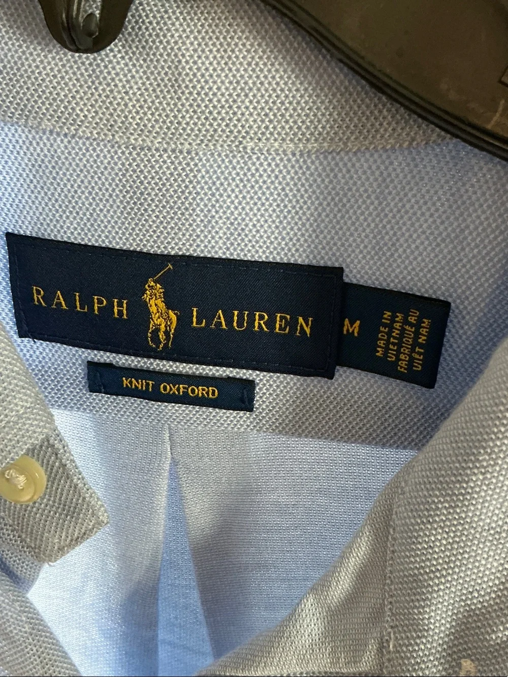 Polo by Ralph Lauren Men’s Light Blue Short-Sleeve Button-Down Shirt